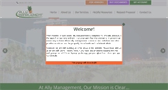 Desktop Screenshot of allymgt.com